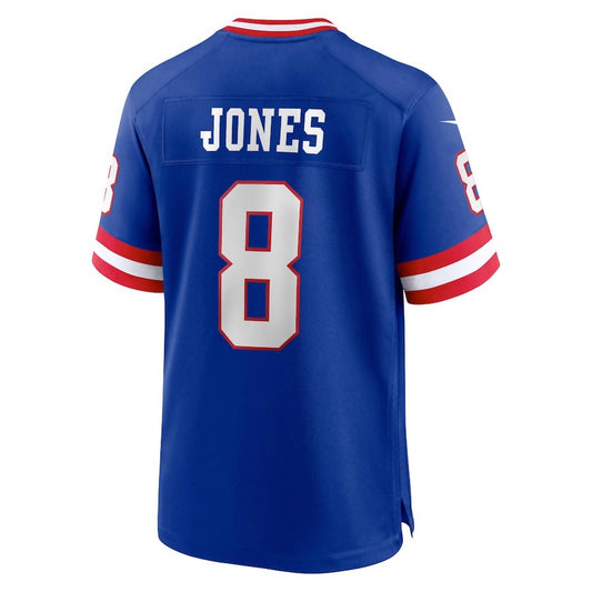 Nike - Men's Daniel Jones Royal New York Giants Classic Player Game Jersey