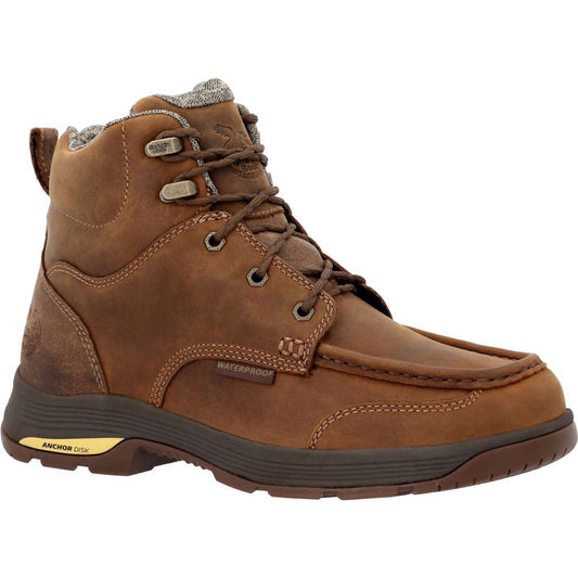 Georgia Boot - MEN'S ATHENS SUPERLYTE 6" WATERPROOF WORK BOOT - WIDE WIDTH