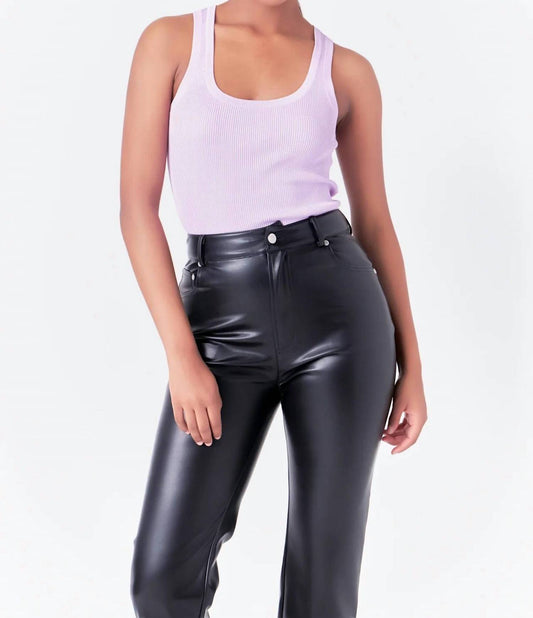 Endless Rose - Ribbed Sweater Knit Tank Top