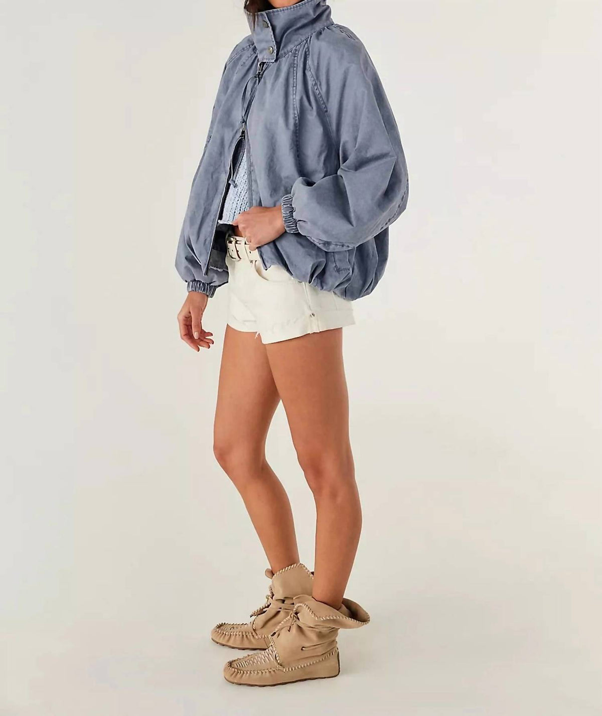 Free People - Chelsea Funnel-neck Jacket