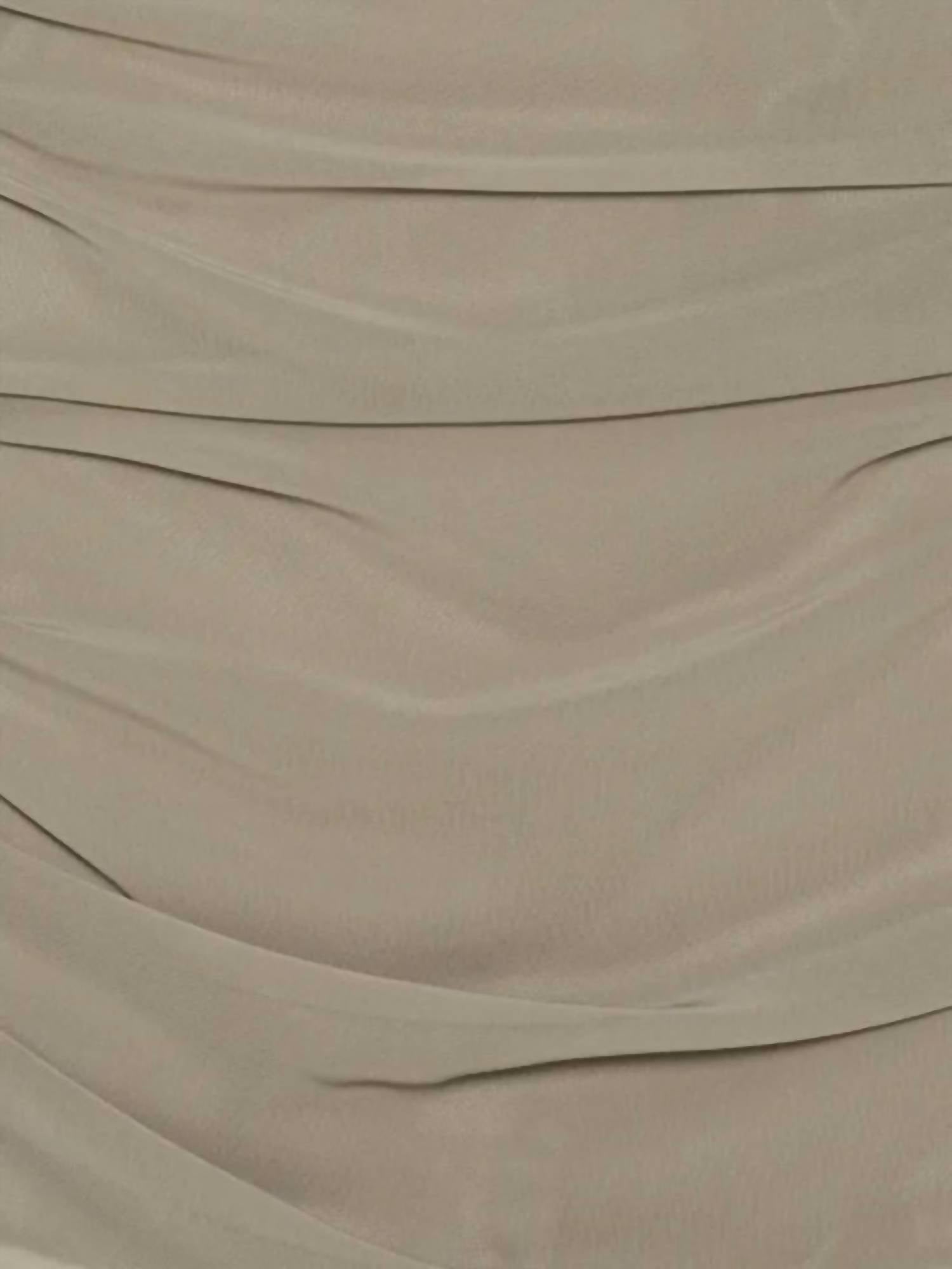 Rotate - Chiffon Draped Mini Skirt