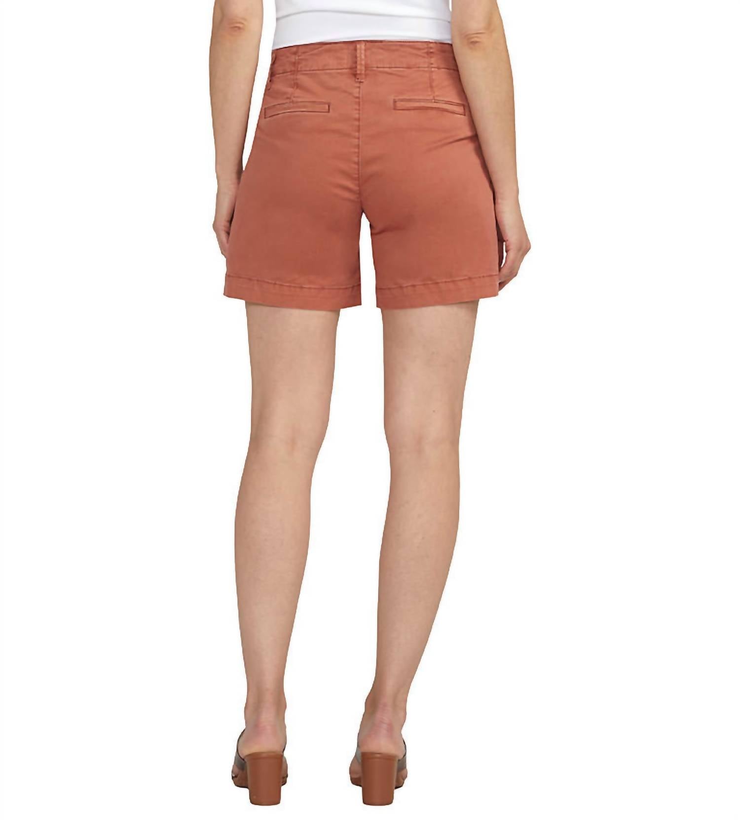 Jag - Fabric Dyed Chino Mid Rise Shorts