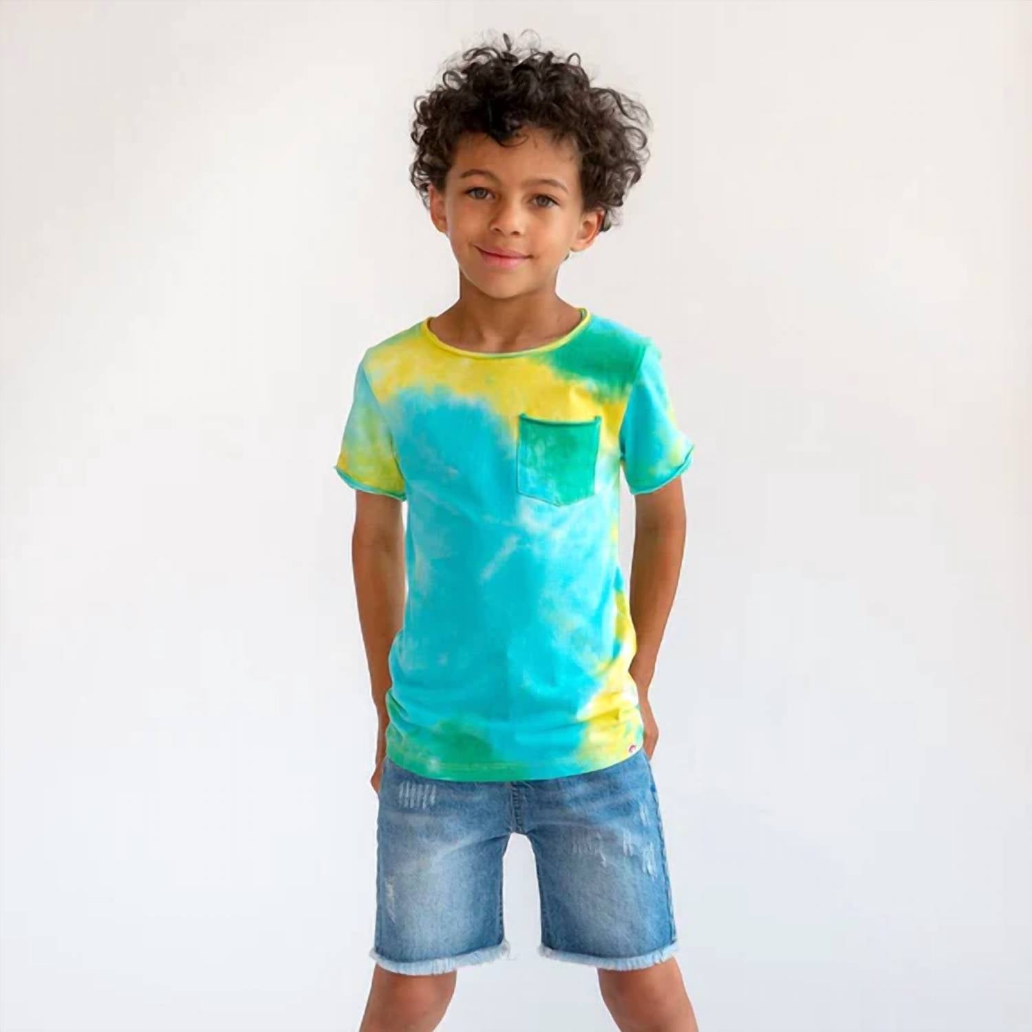 Appaman - Denim Frayed Hem Short