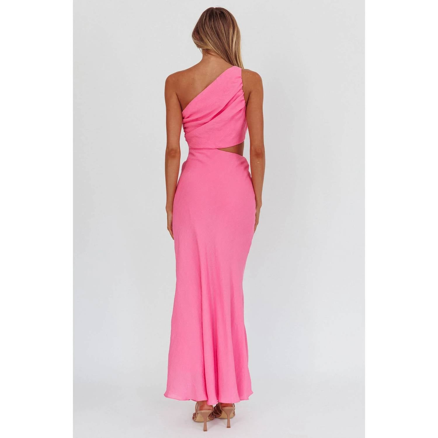 One & Only - One Shoulder Asymmetric Dress