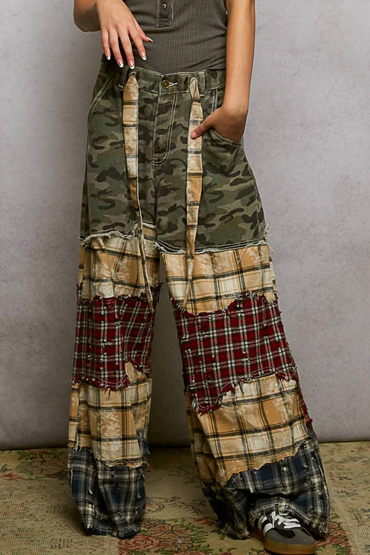 Pol - Patriot Patched Pants