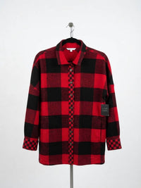 John Mark - Women's Buffalo Button Front Shirt