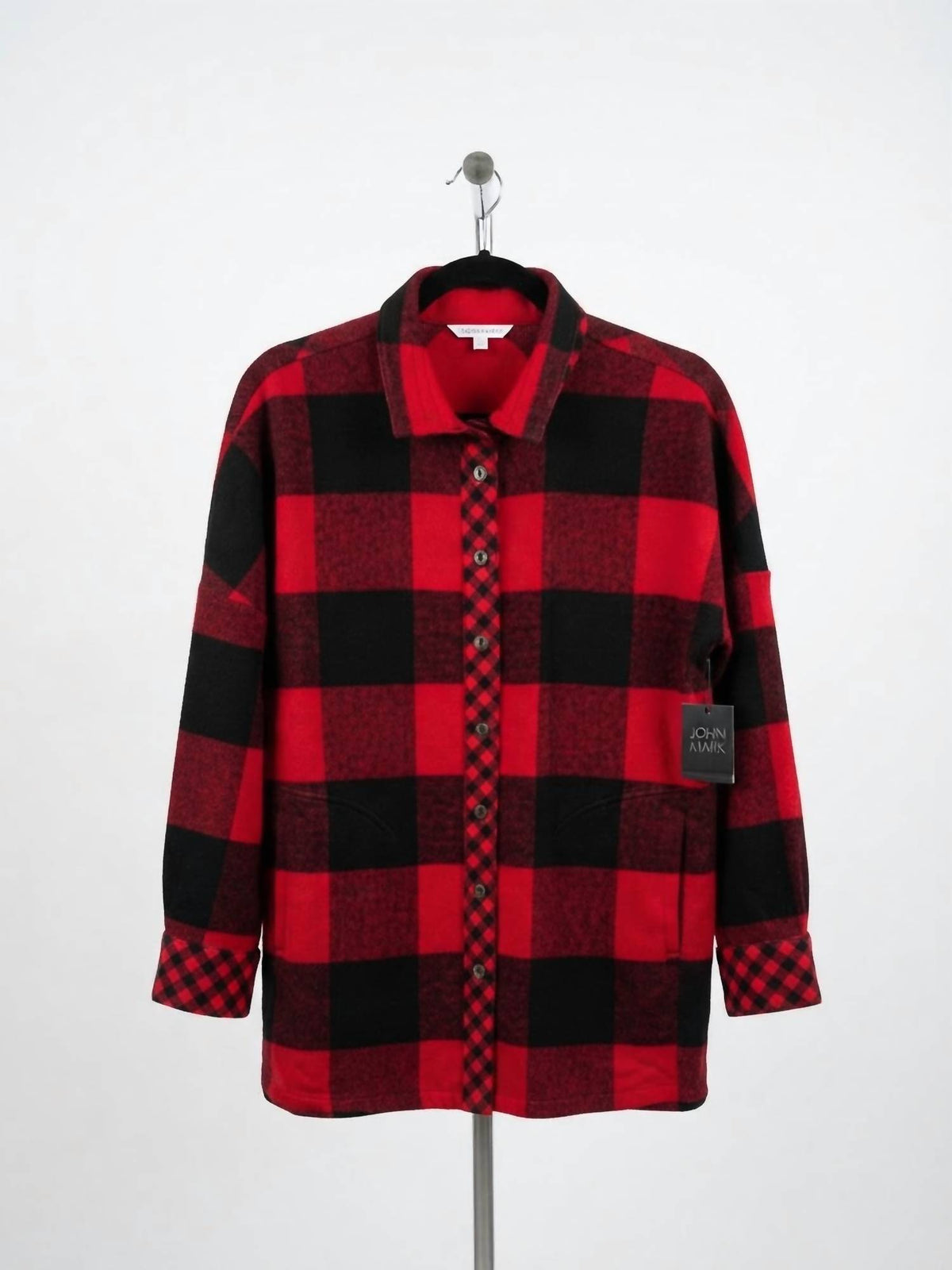 John Mark - Women's Buffalo Button Front Shirt