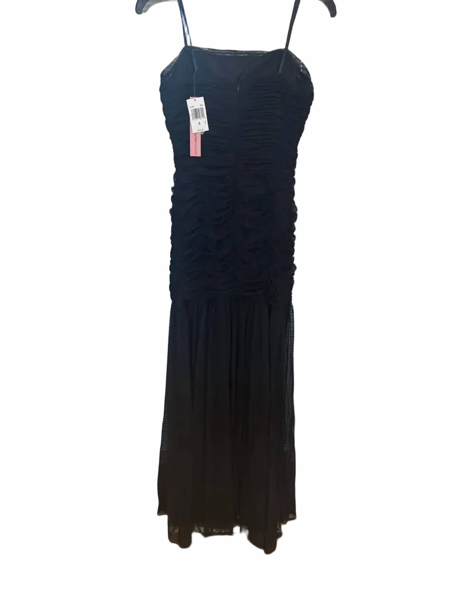 Aqua - Women's Long Stretch Mesh Strapless Evening Gown