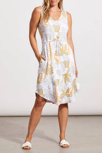 Tribal - Knit Dress With Waist Drawcord