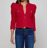 L'Agence - Delli Cropped Cardigan