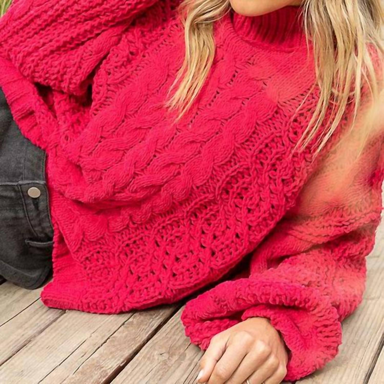 Pol - Chelsey Mock Neck Sweater
