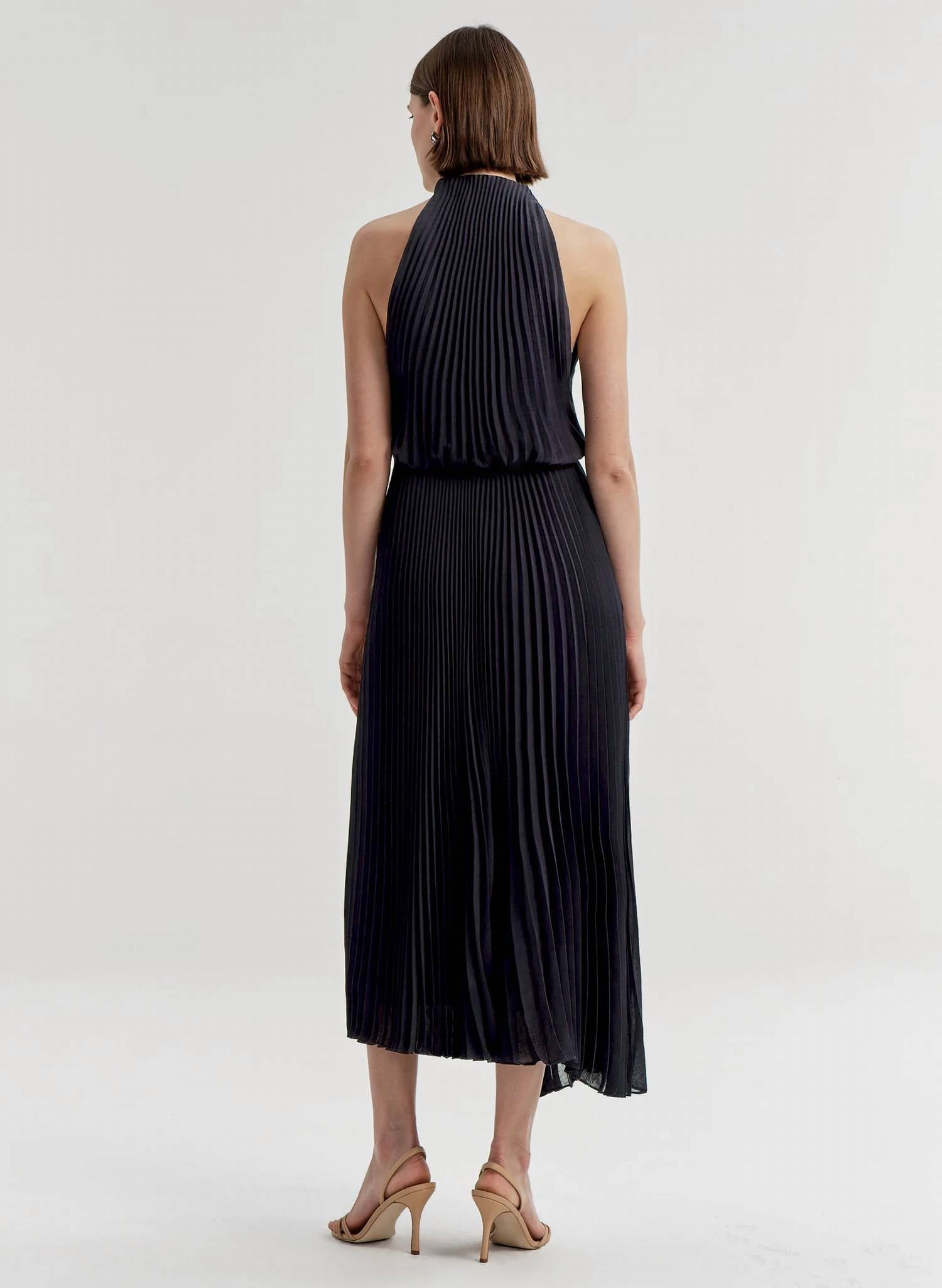 A.L.C. - Simona Pleated Midi Dress