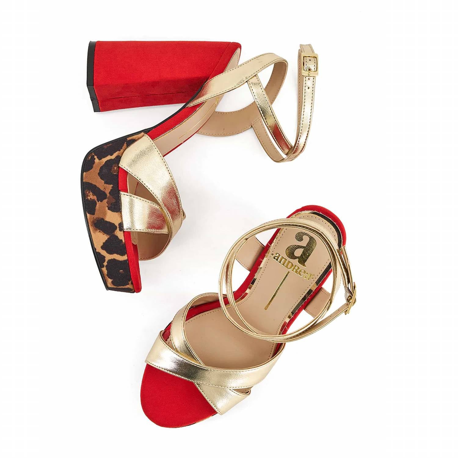 Andrea - Women's Ankle-strap Heeled Sandals