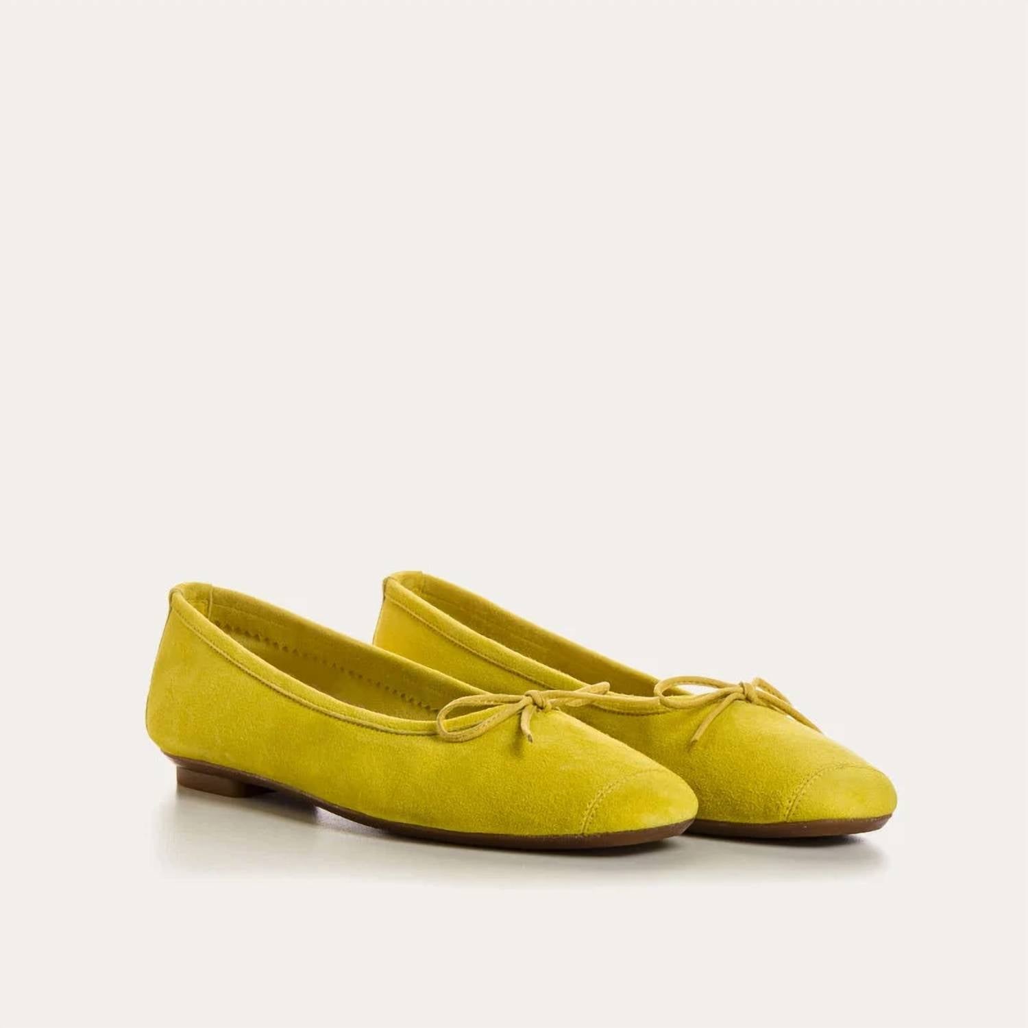 Reqins - Women's Ballerinas Harmony Suede Leather Flat