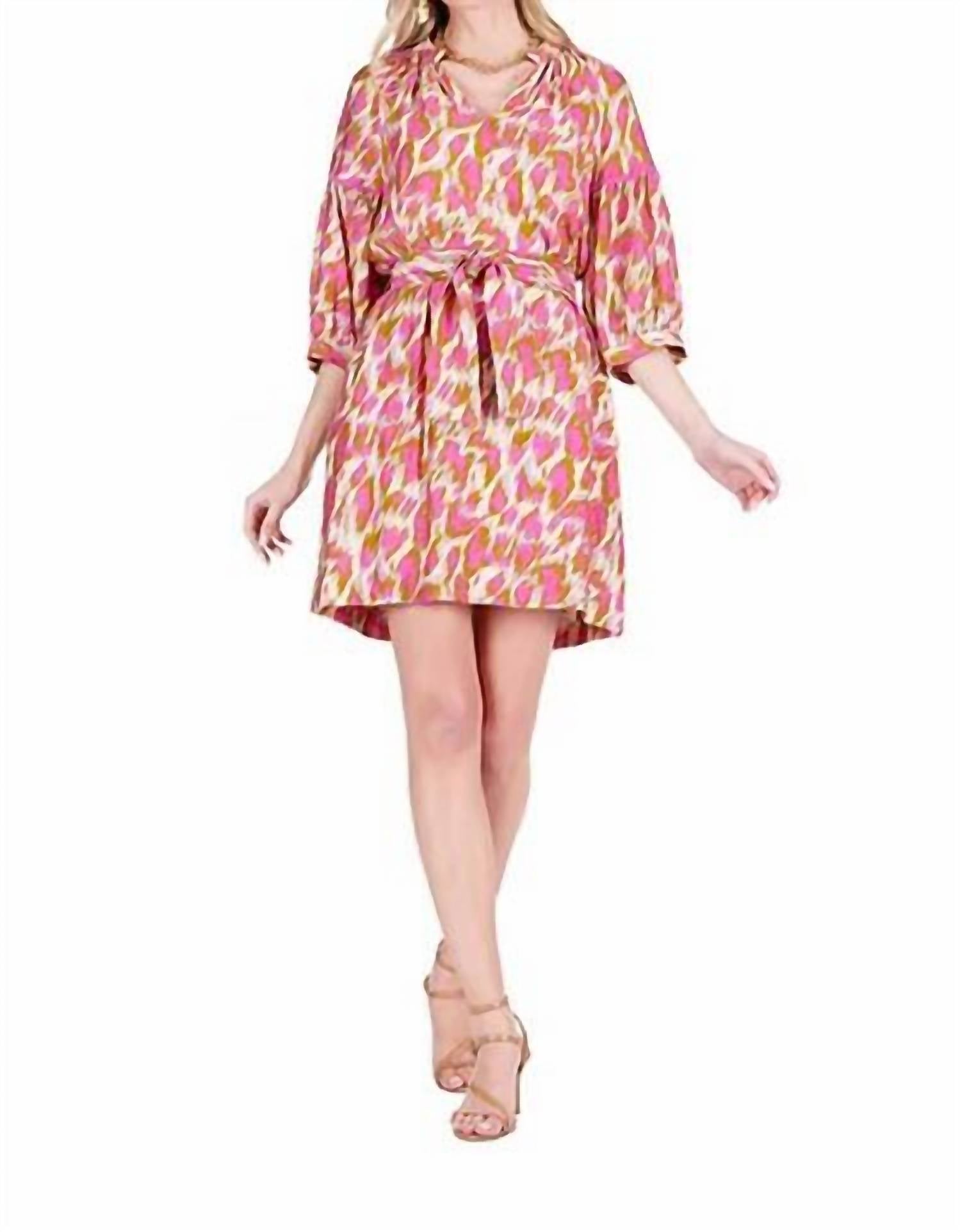 Joy Joy - Puff Sleeve Collar Dress