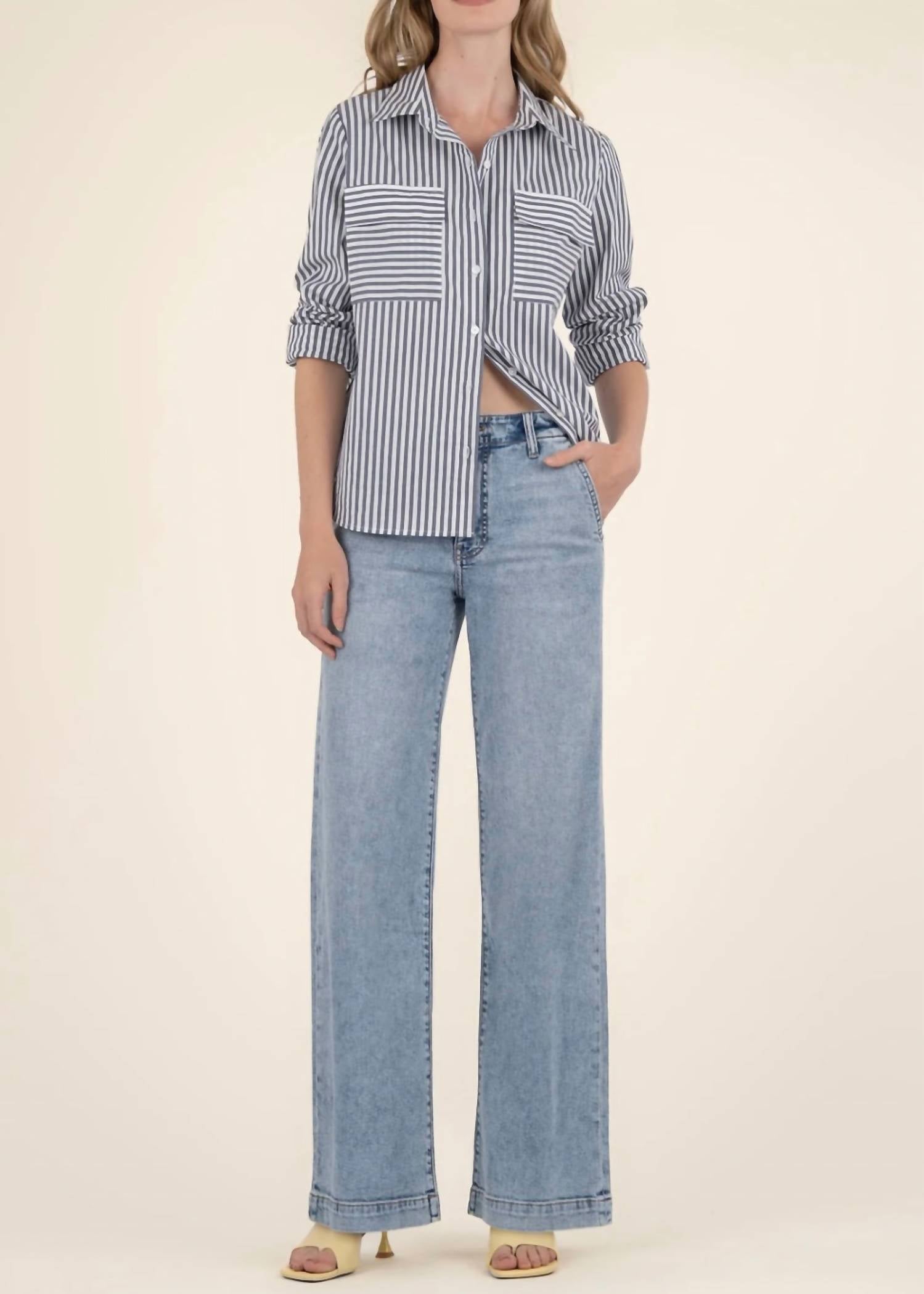 Kut From The Kloth - Jean High Rise Wide Leg Jeans