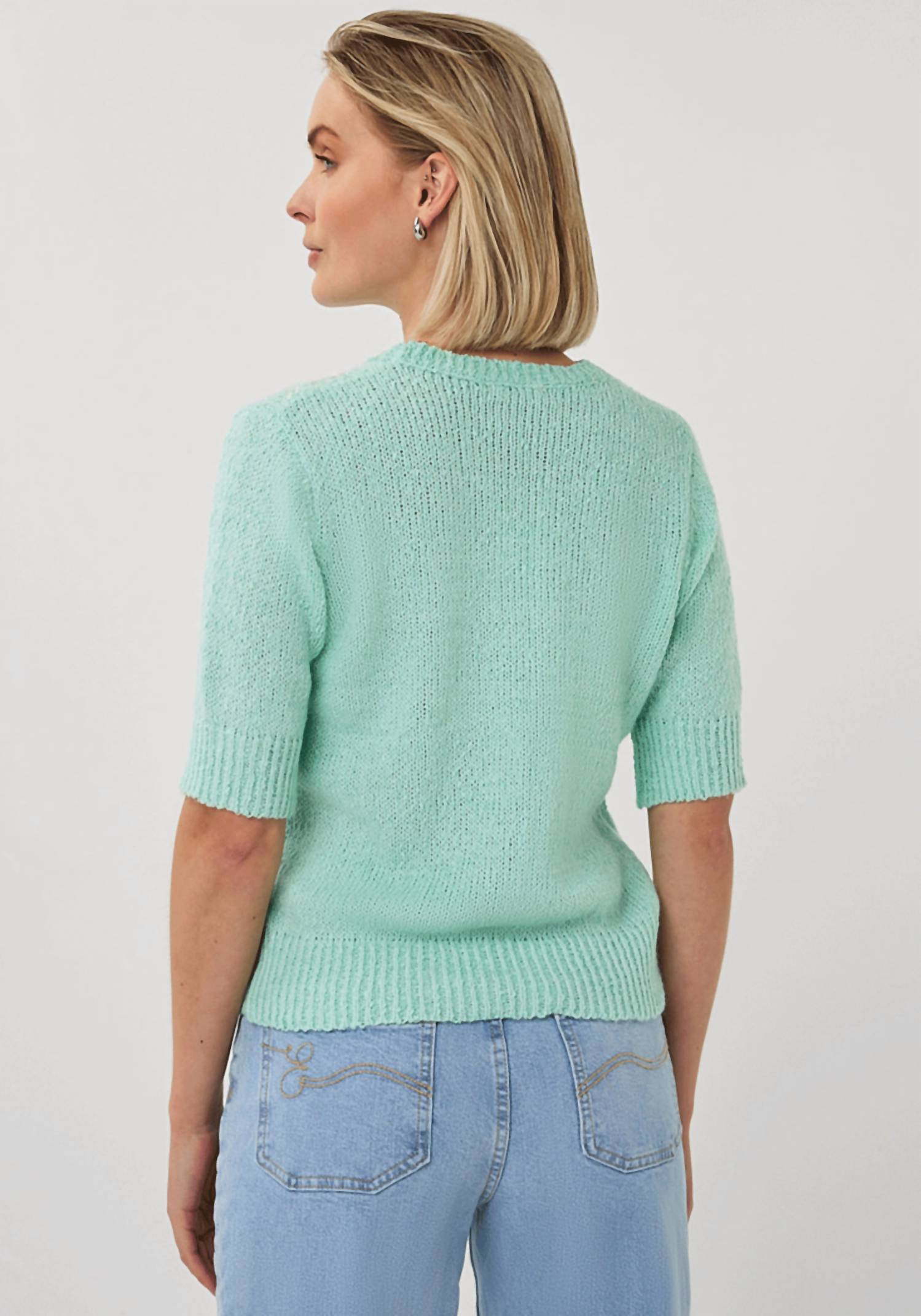 Esqualo - Sequin Short Sleeve Sweater