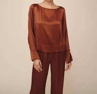 Bella Dahl - Long Sleeve Split Back Pullover Top