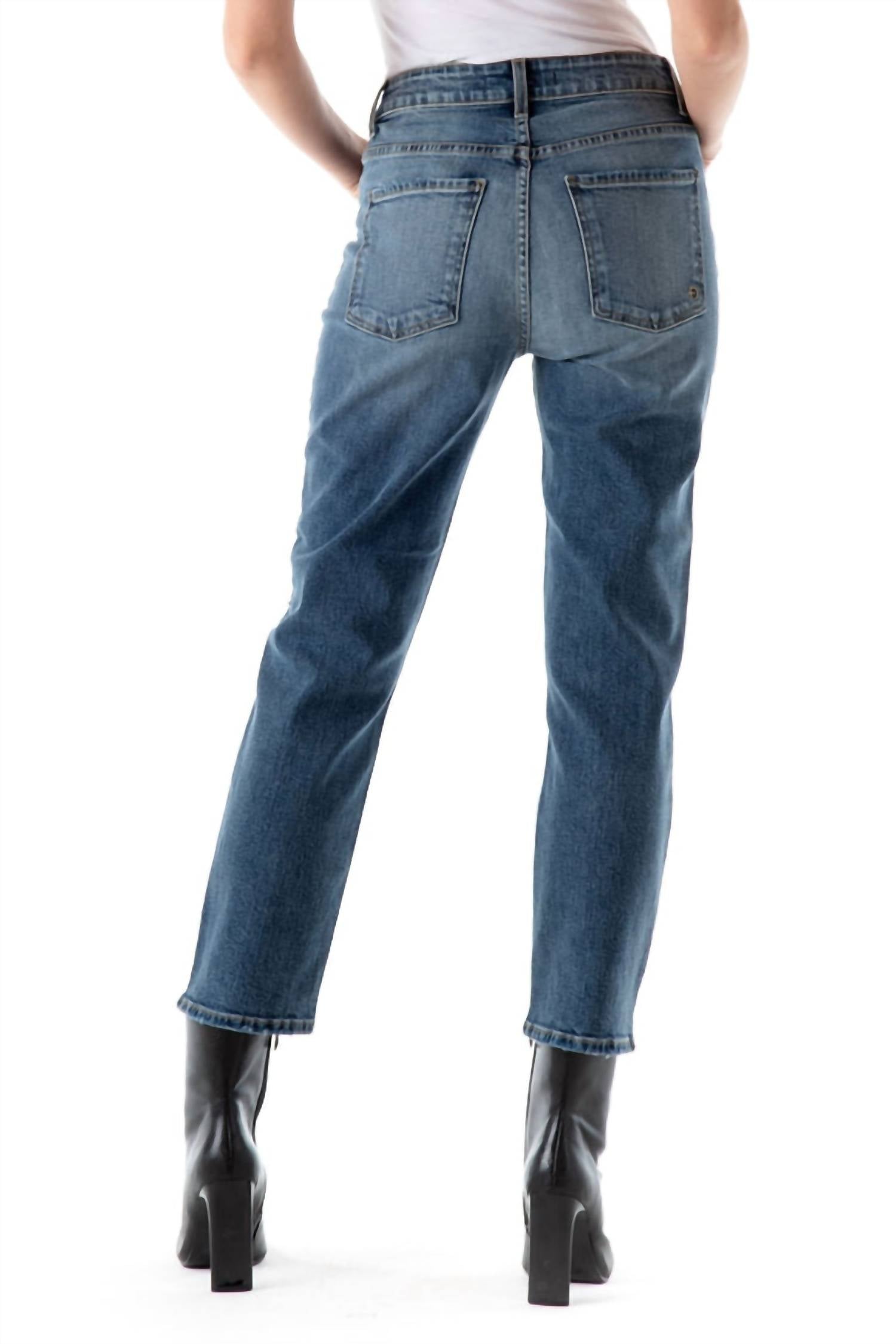 Fidelity - Twiggy High Waist Crop Slim Jeans