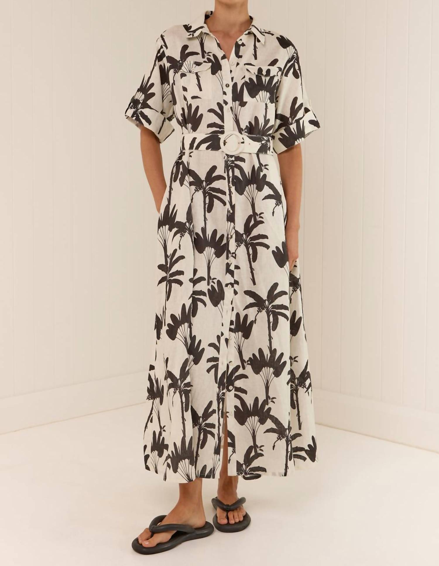 Palm Noosa Memento Maxi Dress in cream - women's dress