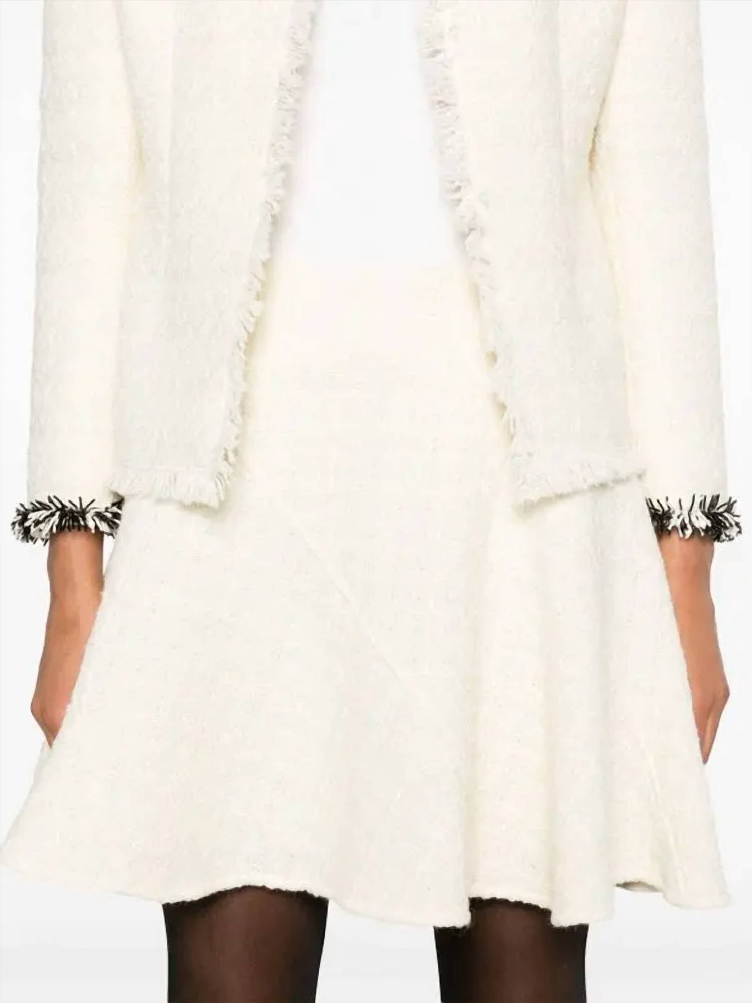 Givenchy - Tweed Wool Mini Skirt