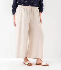 Karen Kane - Drawstring Linen Pants - Plus