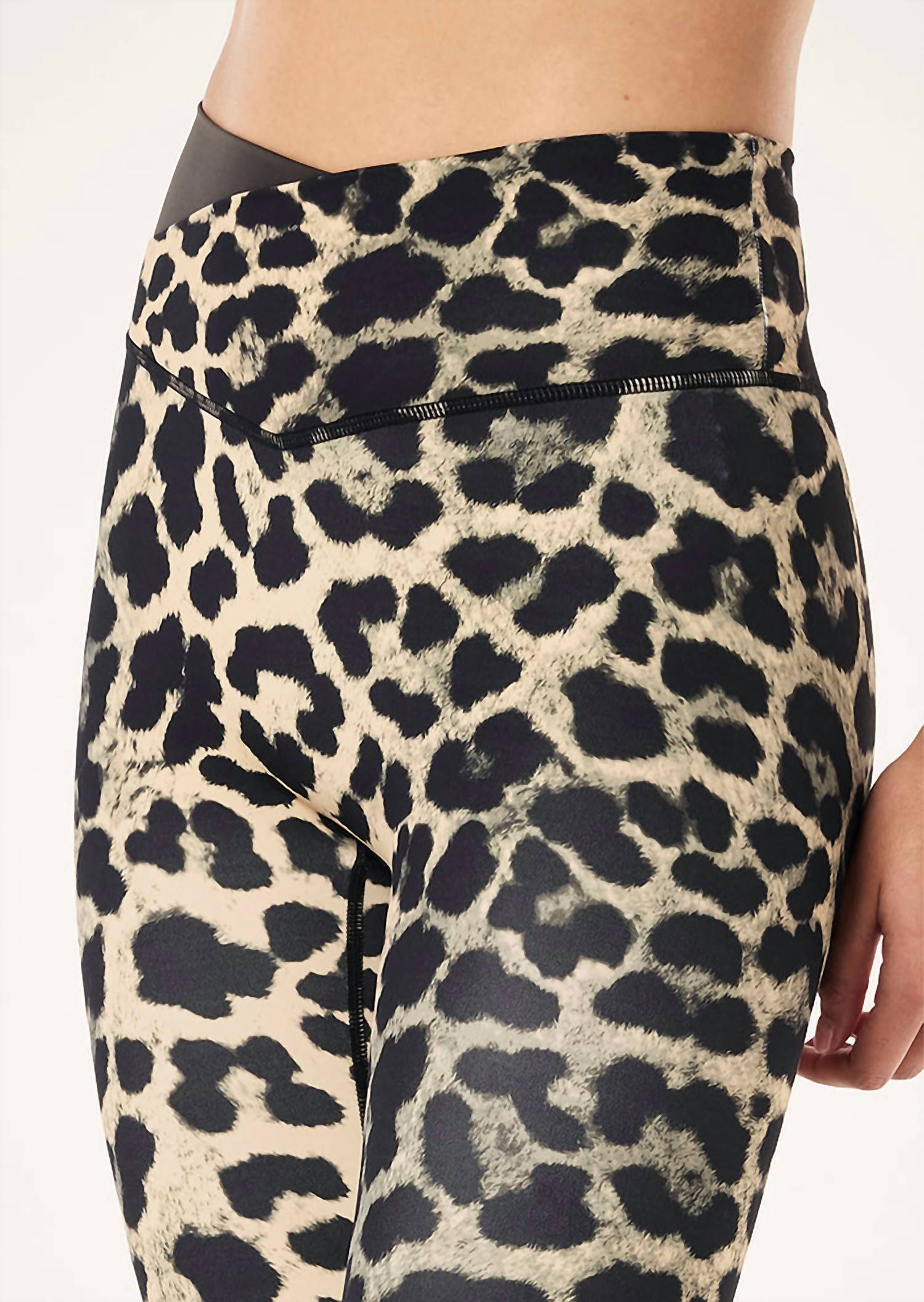 P.E. NATION Wander Full Length Legging in leopard print smokestone - women's pants - view 4