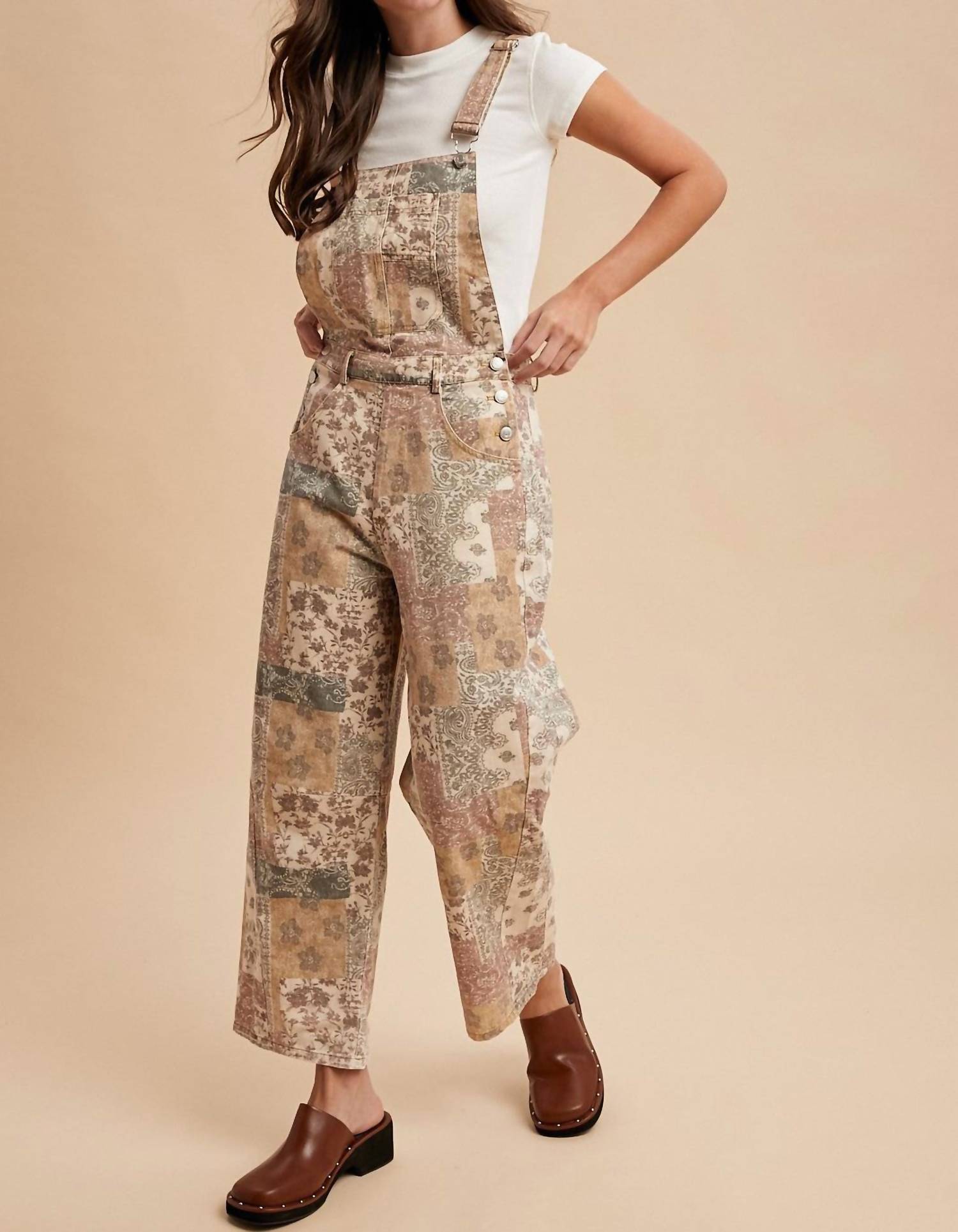 Anniewear - Wildflower Patchwork Overalls