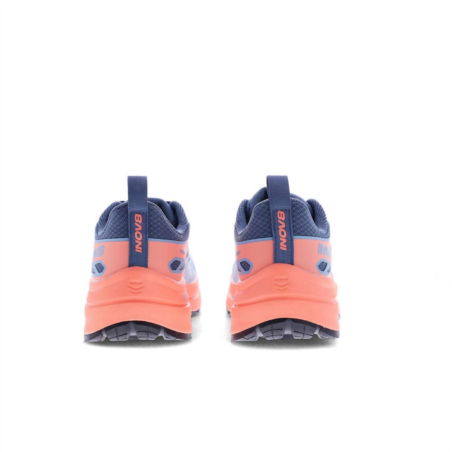 inov-8 Women's Trailfly Max Shoe in blue grey coral light grey - women's shoe - view 4