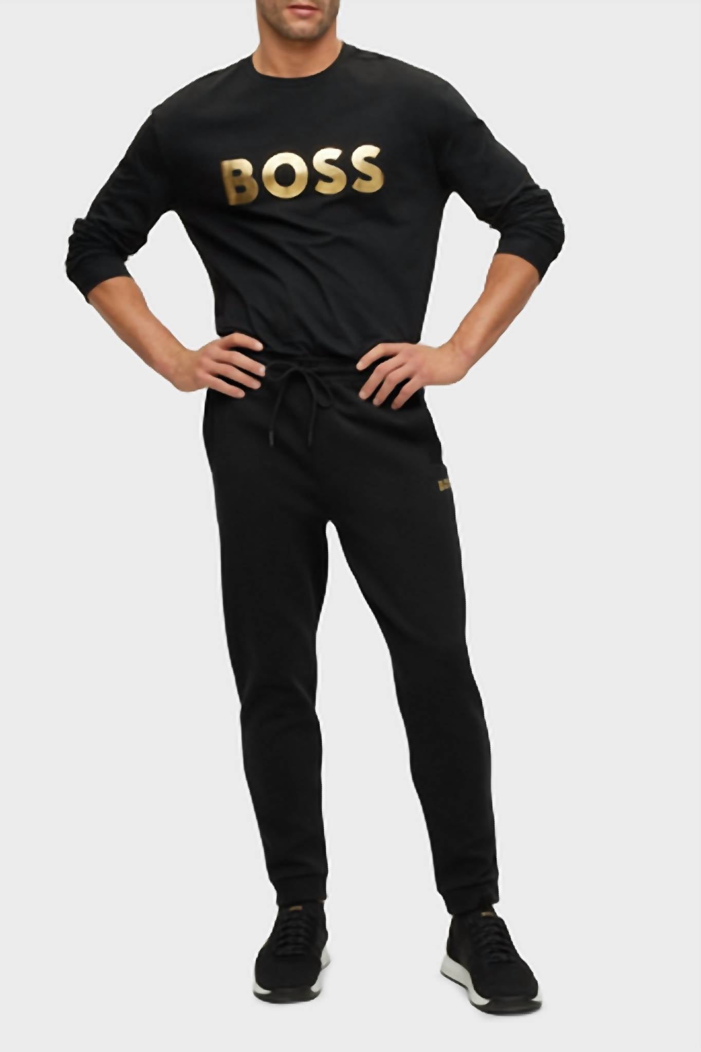 Hugo Boss - Tonal Regular Fit Cotton Cuff Sweatpants