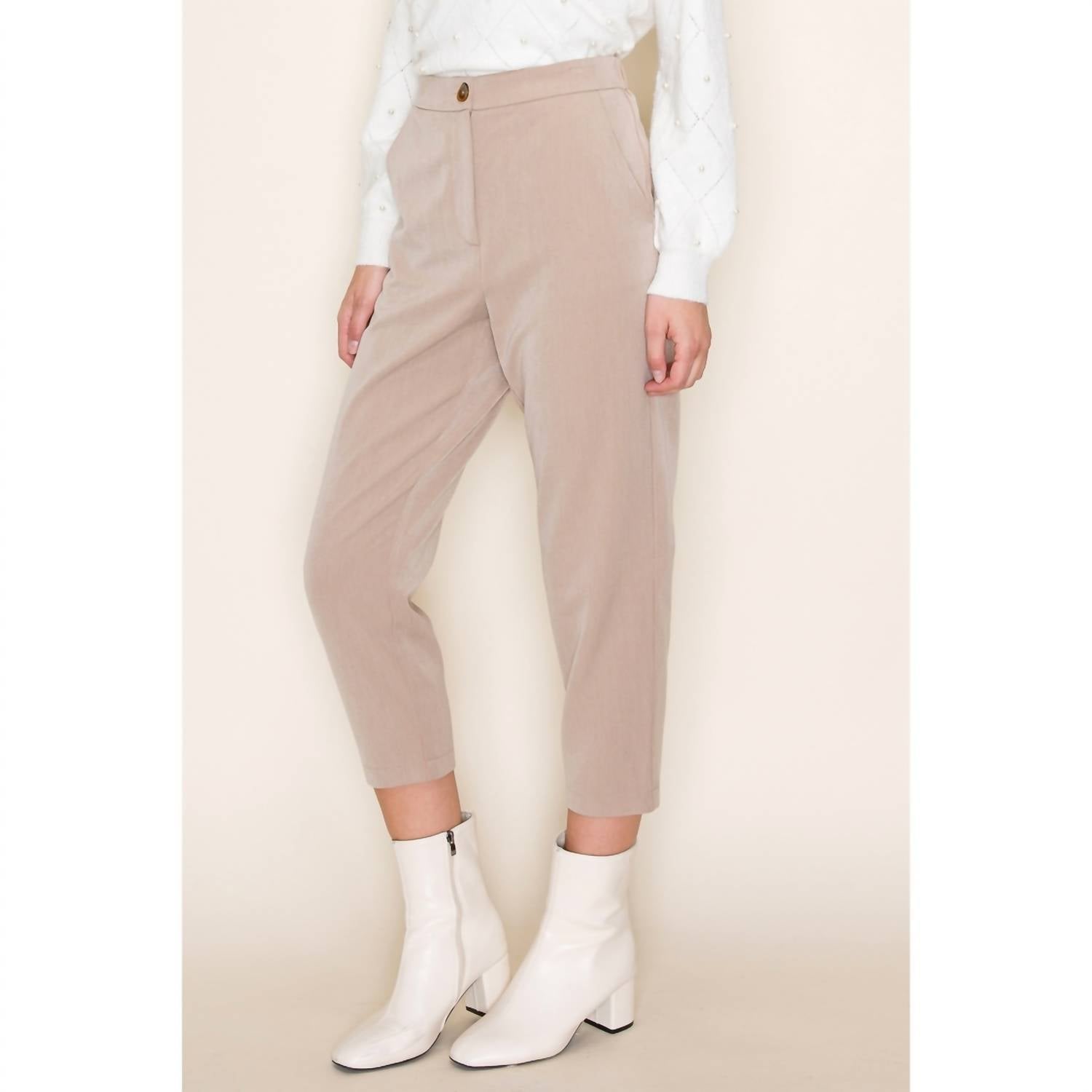 Staccato - Waist Band Button and Zipper Closer Pants