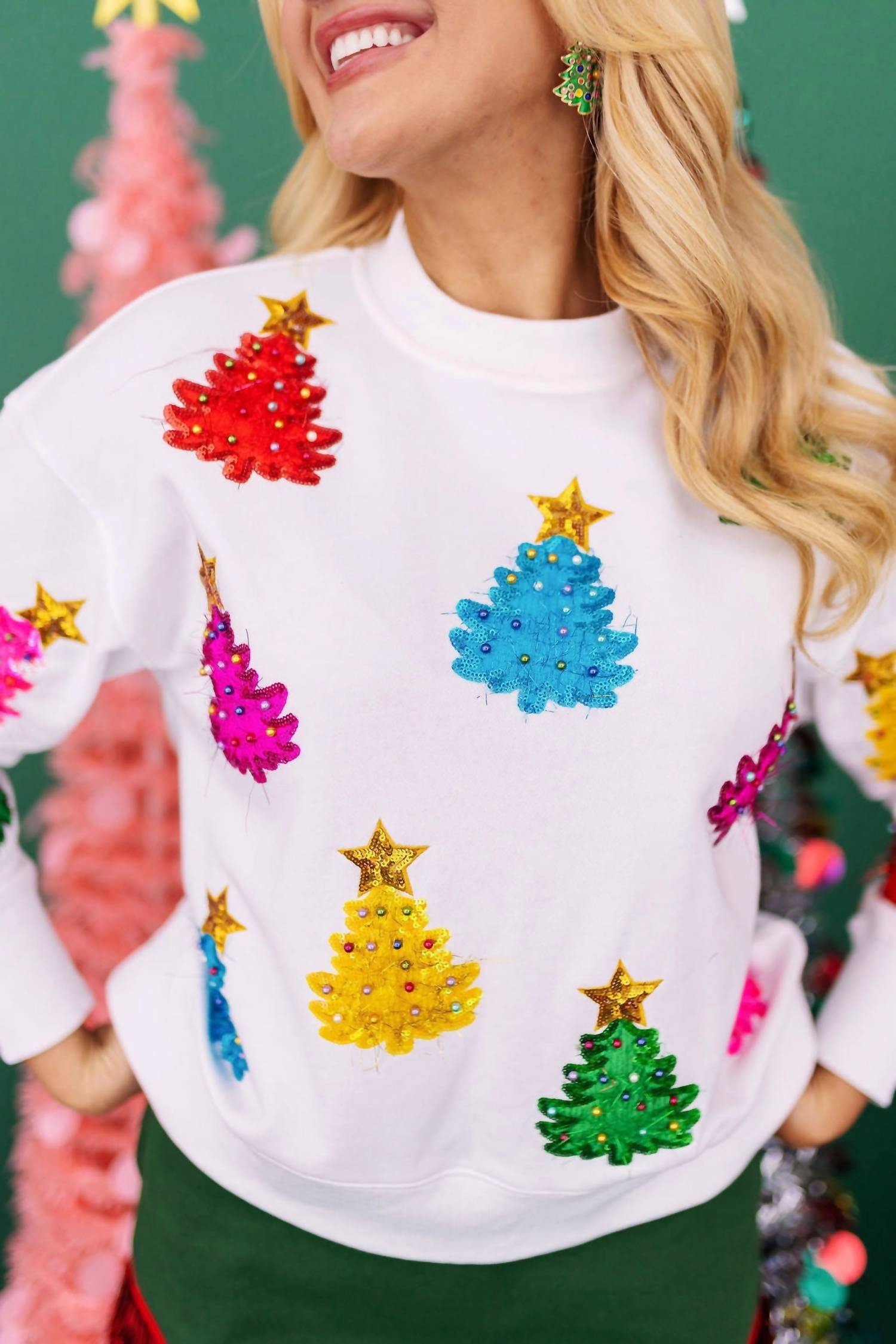 Brianna Cannon - Oh Christmas Trees Sweatshirt