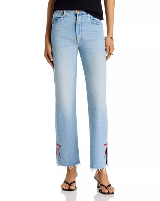 Mother - Rambler Zip Slice Hover Fray Jeans