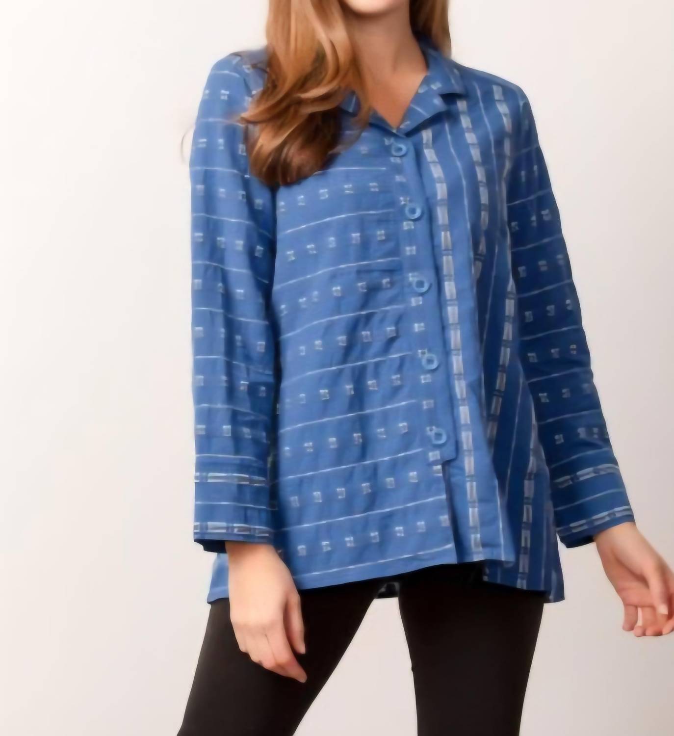 Habitat - Lima Weave Button Front Tunic