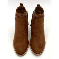 Dolce Vita - Women's Jace Dune Suede Zipper Ankle Bootie
