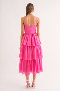 Sofie The Label - Melody Pleated Bow Midi Dress