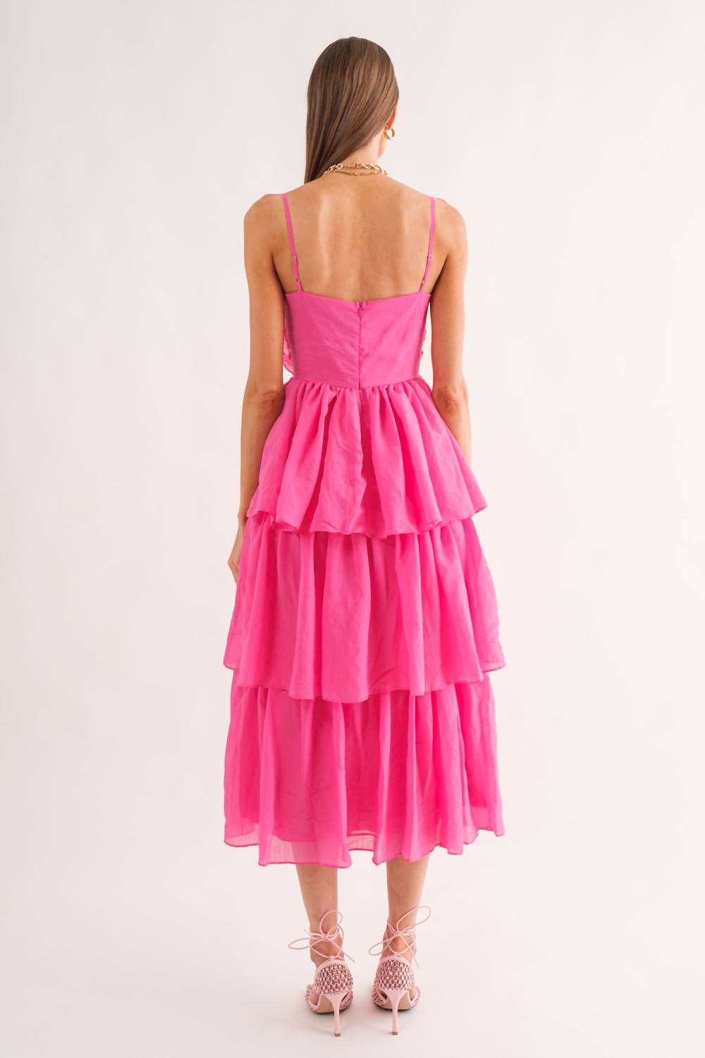 Sofie The Label - Melody Pleated Bow Midi Dress