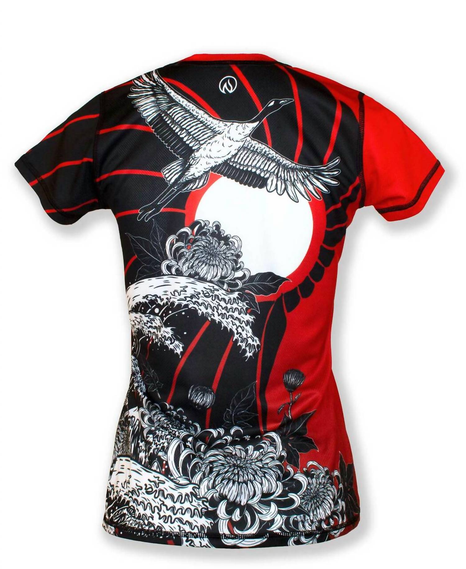 Inknburn - Women's Moonlit Crane Tech Shirt