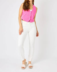 Judy Blue - Mid Rise Braided Jeans