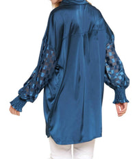And The Why - Check Long Sleeve Top