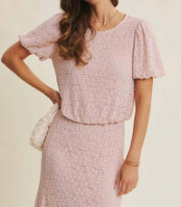 In February - Be Still Bubble Puff Sleeve Top