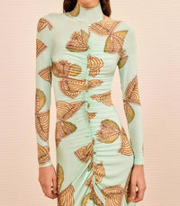 Ulla Johnson - Ida Ruched Turtleneck Dress