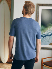 Faherty - Short Sleeve Vintage Chambray Tee