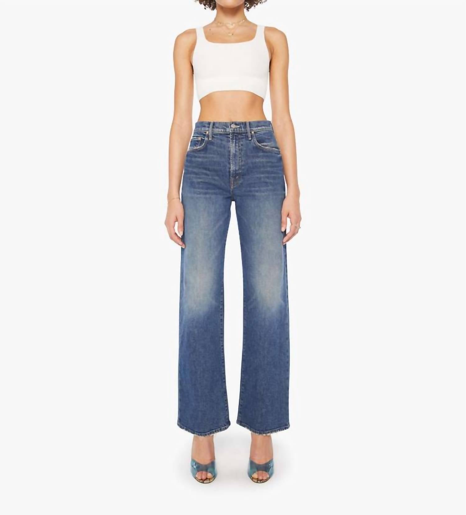 Mother - Lasso Sneak distressed jeans