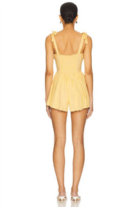 Show Me Your Mumu - Regal Self-tie Shoulder Straps Romper