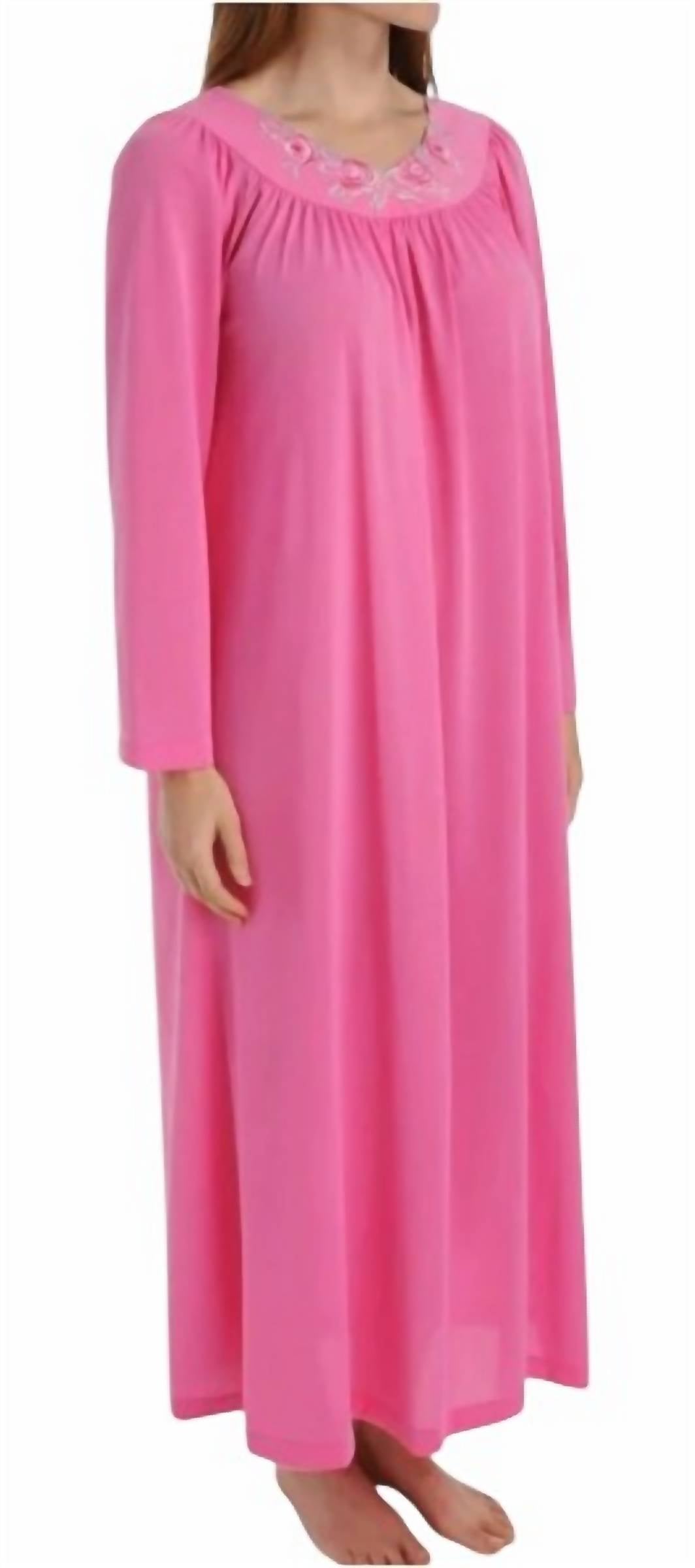 Shadowline Lingerie - Petals 53 Inch Long Sleeve Gown