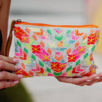 Katydid - Women's Chevron Arrows Sequin & Beaded Wristlet Wallet