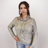 Dantelle Apparel - Platinum Cowl Neck Sweatshirt