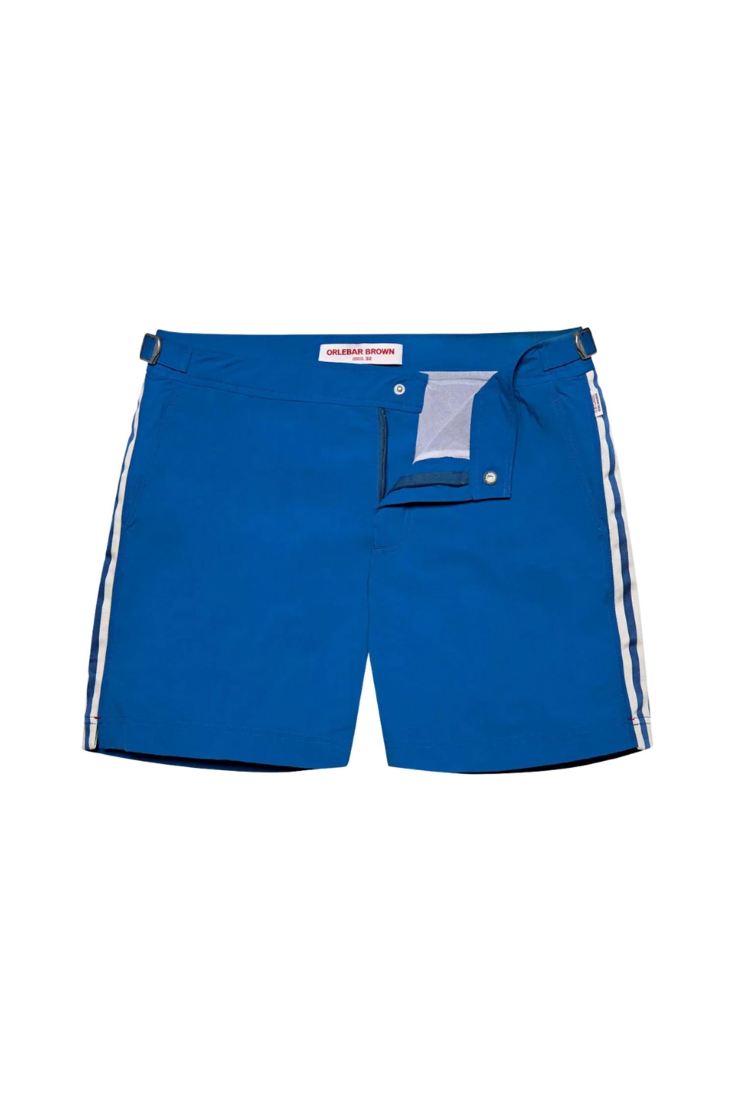 Orlebar Brown - Boy's Beachwear Russell Bold Stripe Tape Shorts