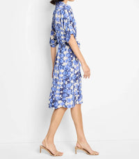 Nic + Zoe - Shibori Stone Belted Devon Midi Dress